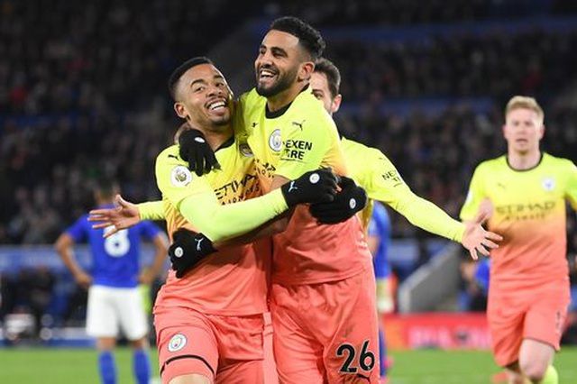 leicester 0 1 man city aguero sut hong phat den jesus thanh nguoi hung