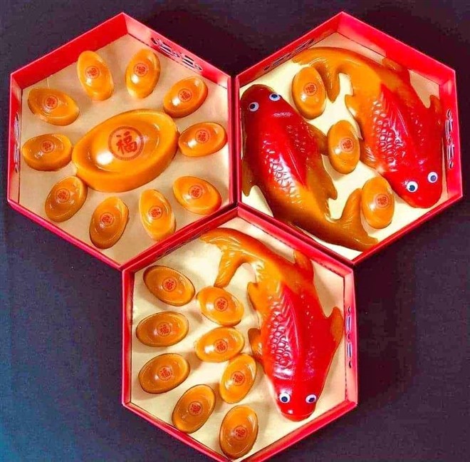 Bánh tổ hình cá chép. ( Ảnh: Facebook)