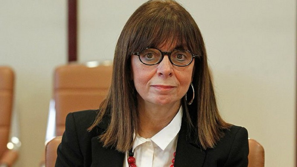 Tổng thống Sakellaropoulou. (Nguồn: CNN)