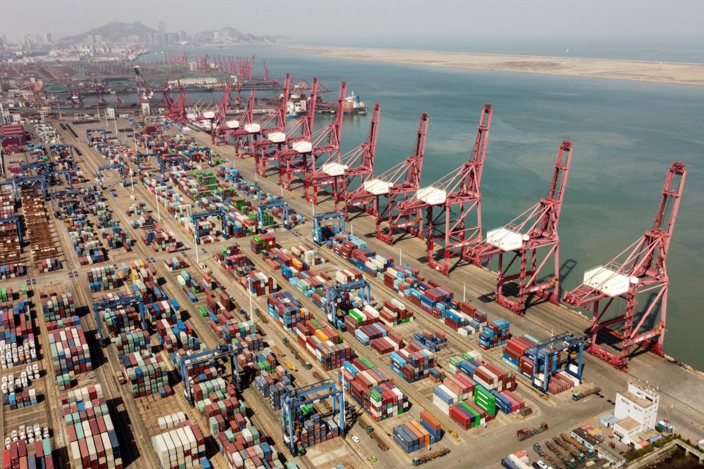 Tốc độ tăng trưởng kinh tế quý đầu tiên của Trung Quốc được dự báo là trên 20% so với một năm trước đó. Ảnh: AFP