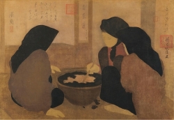 Bức tranh chân quê giản dị của danh họa Việt xuất hiện trên sàn đấu giá quốc tế