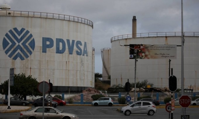 Một cơ sở lọc dầu ở Curacao, Venezuela. (Nguồn: Reuters)