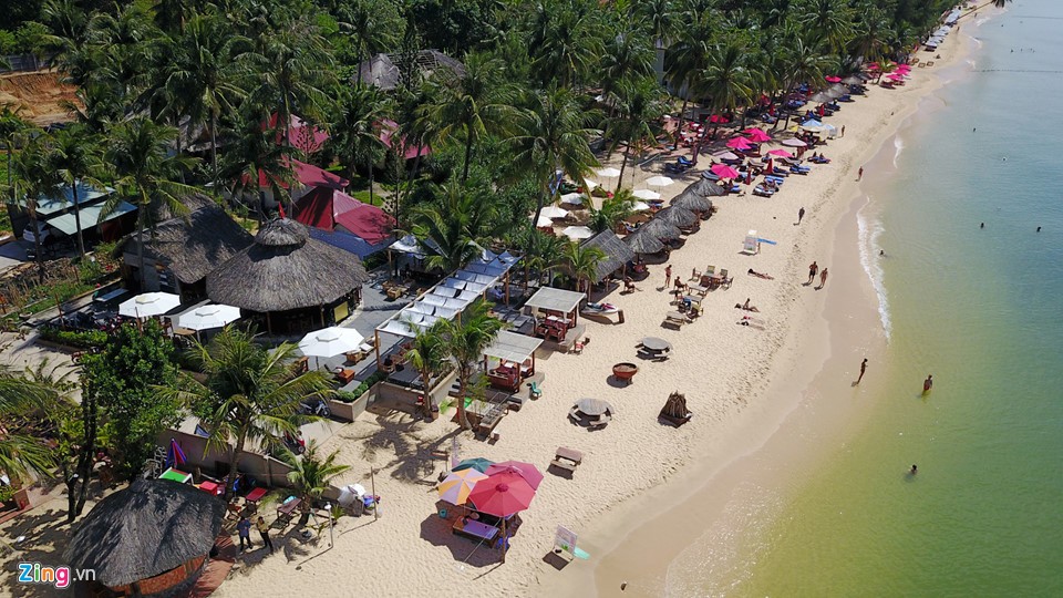 Dọc bờ biển phía tây đảo Phú Quốc hầu như đã kín các resort, khách sạn Dọc bờ biển phía tây đảo Phú Quốc hầu như đã kín các resort, khách sạn