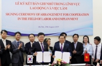Việt Nam - Hàn Quốc ký kết Bản ghi nhớ trong lĩnh vực lao động và việc làm