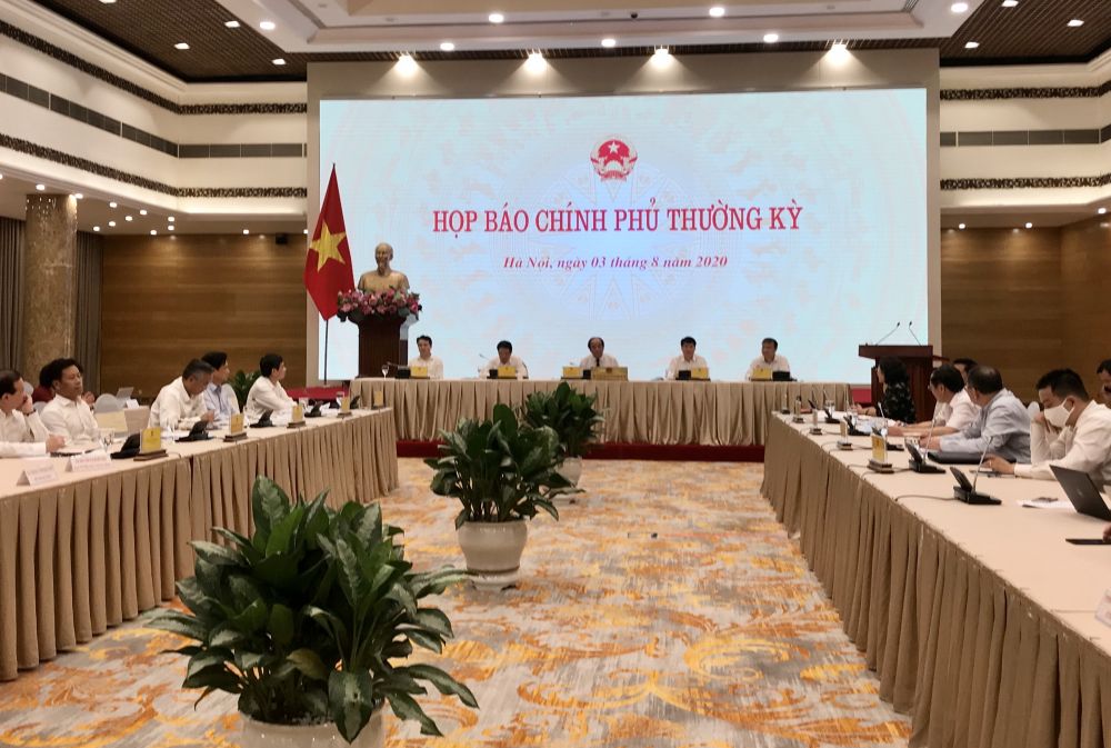 buổi họp báo Chính phủ thường kỳ tháng 7/2020. 5537 img 7612