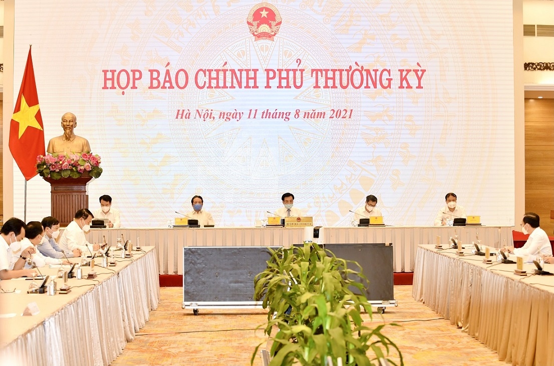 Họp báo Chính phủ thường kỳ tháng 7/2021 Họp báo Chính phủ thường kỳ tháng 7/2021