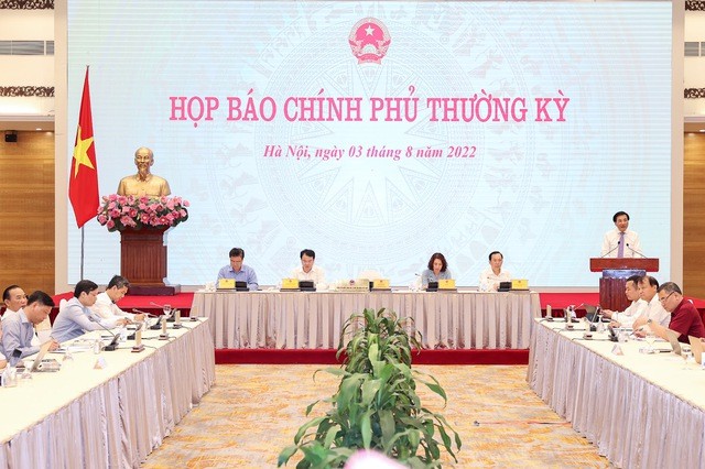 Họp báo Chính phủ thường kỳ tháng 7/2022: Kinh tế vĩ mô duy trì ổn định, lạm phát chịu nhiều sức ép