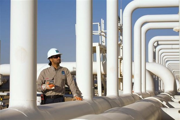 Một cơ sở lọc dầu của công ty dầu mỏ và khí đốt Saudi Aramco (Saudi Arabia). (Nguồn: AFP)