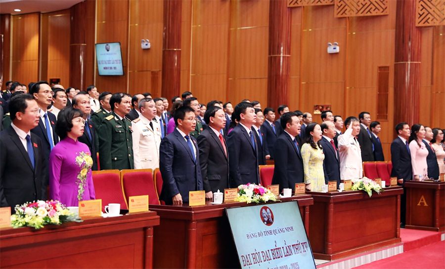 chum anh toan canh dai hoi dai bieu dang bo tinh quang ninh lan thu xv