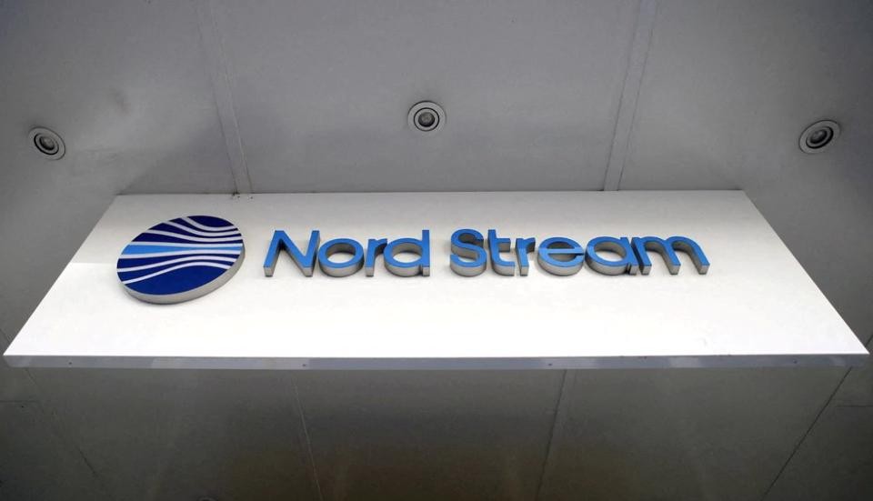 Logo của Nord Stream tại trụ sở chính của Nord Stream AG ở Zug, Thụy Sỹ. (Nguồn: Reuters)