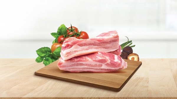 活豬肉最高價為62,000越南盾/公斤，肉價沒有進一步調整