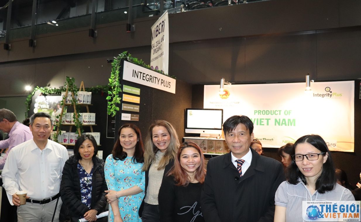 hang organic viet nam tham gia hoi cho go green expo tai wellington new zealand