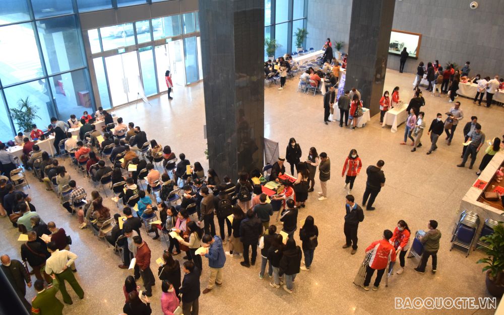 Bộ Ngoại giao tổ chức Ngày hội hiến máu nhân đạo