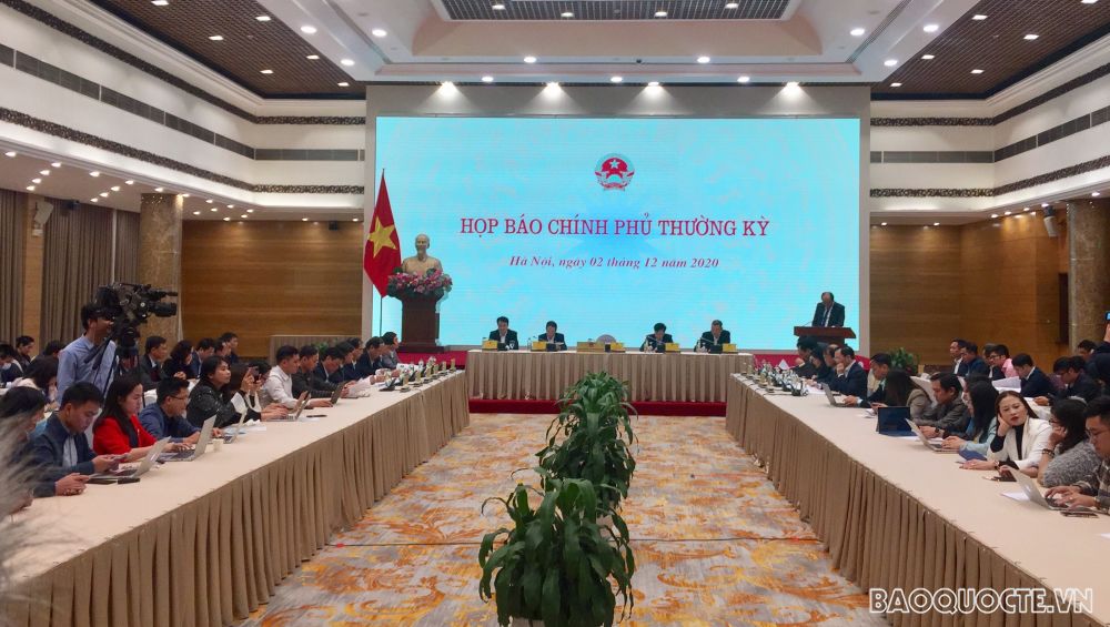 Họp báo Chính phủ thường kỳ tháng 11/2020