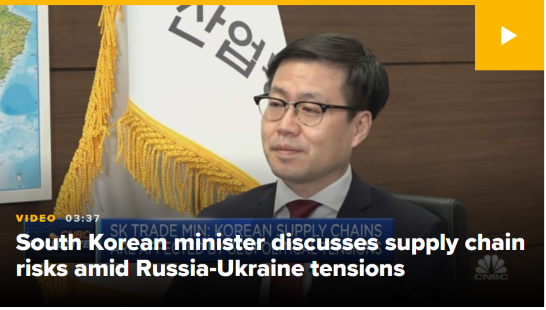 Hàn Quốc đánh giá tác động tiêu cực từ khủng hoảng Ukraine đối với kinh tế