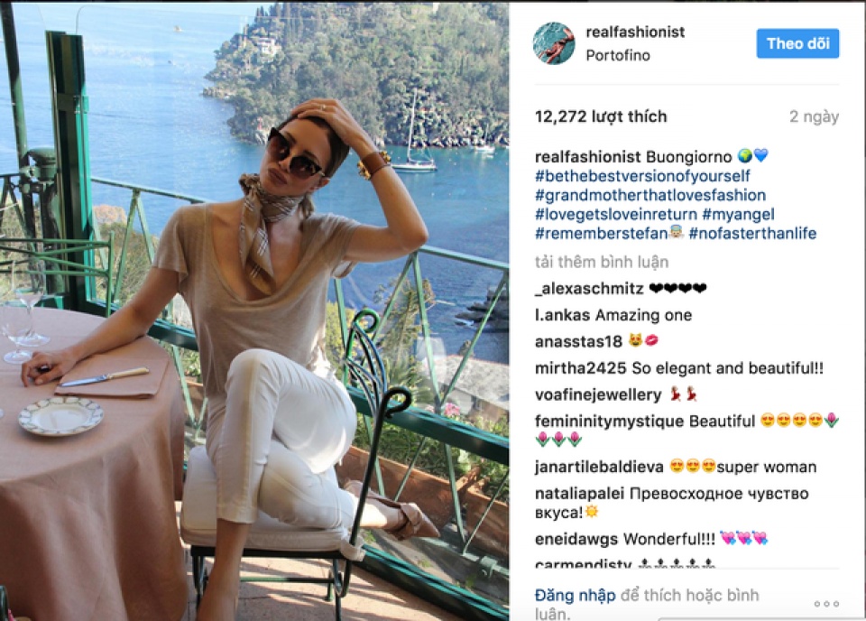 gap ba ngoai sieu hot tren mang xa hoi instagram