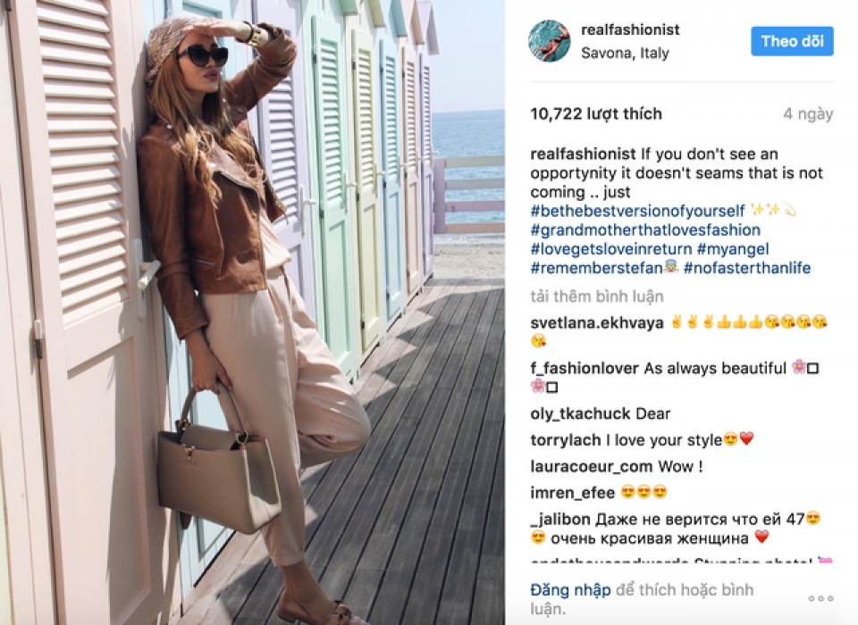 gap ba ngoai sieu hot tren mang xa hoi instagram