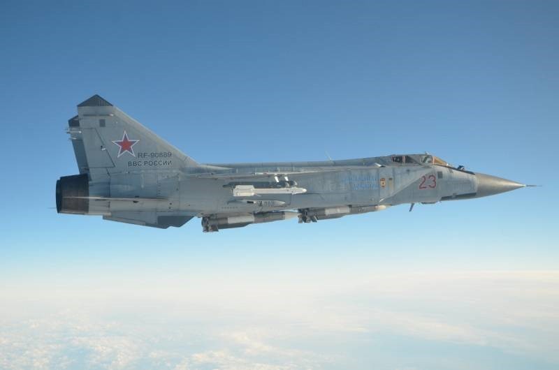 Máy bay tiêm kích đánh chặn MiG-31 của Nga. (Nguồn: Top War) 
