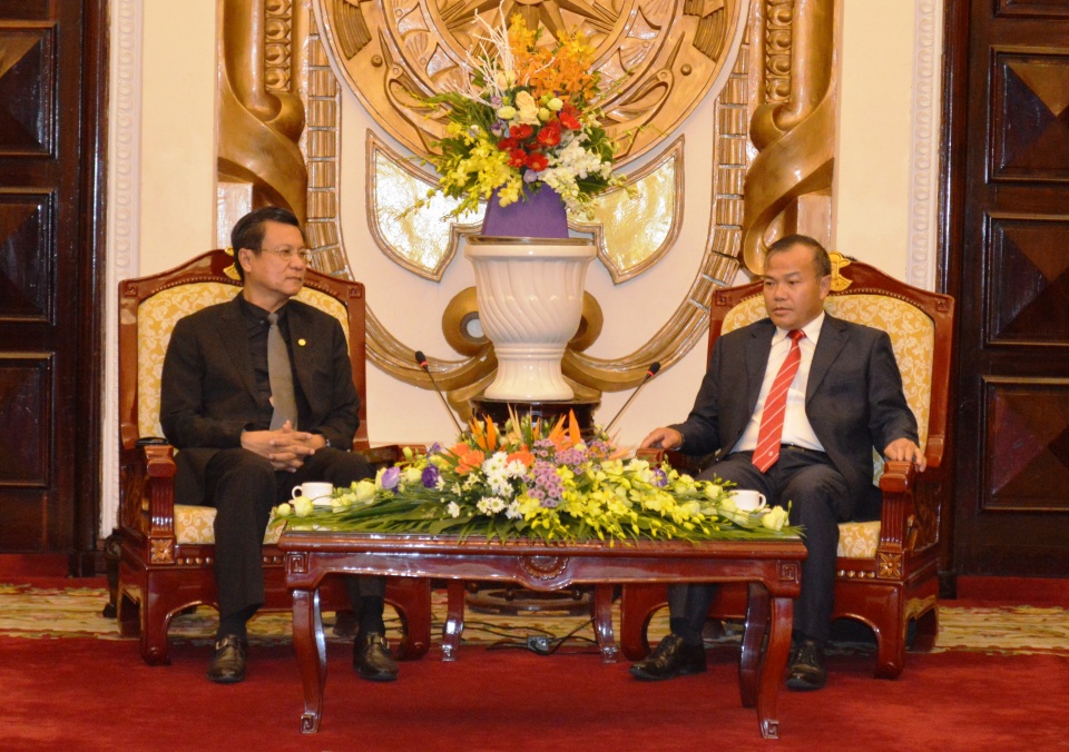 Thứ trưởng Vũ Hồng Nam tiếp đoàn tỉnh Udon Thani (Thái Lan) thu truong vu hong nam tiep doan thai lan