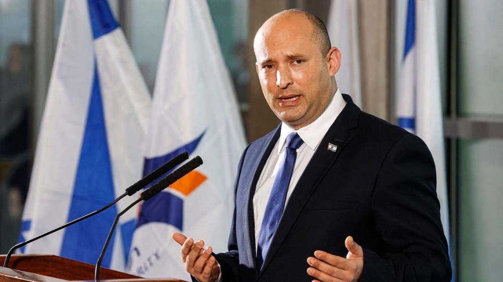 Thủ tướng Israel Naftali Bennett đã phát biểu tại sân bay quốc tế ở Ben Gurion vào ngày 22/6. (Nguồn: AFP) Thủ tướng Israel Naftali Bennett đã phát biểu tại sân bay quốc tế ở Ben Gurion vào ngày 22/6. (Nguồn: AFP)
