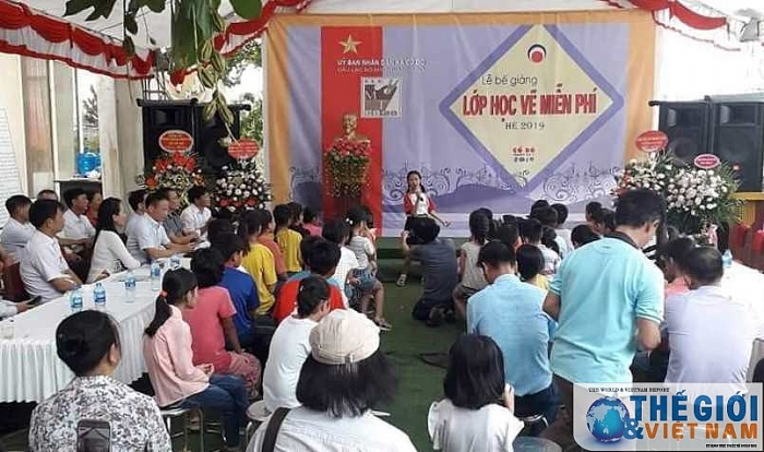 Bế giảng Lớp học vẽ miễn phí hè 2019 be giang lop hoc ve mien phi he 2019
