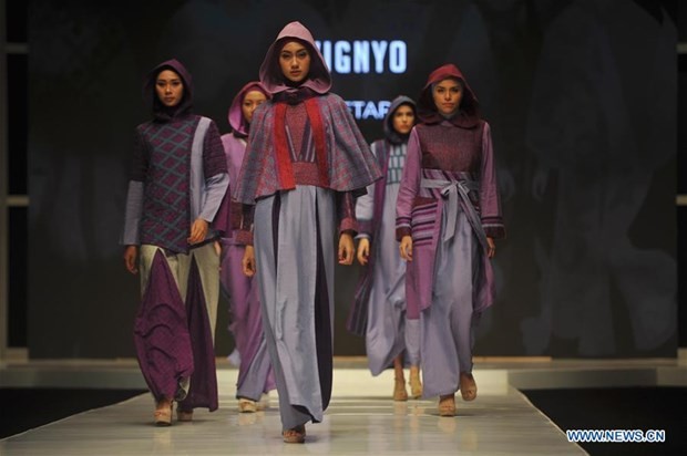At the 2019 Muslim Fashion Festival. (Nguồn: TTXVN) At the 2019 Muslim Fashion Festival. (Nguồn: TTXVN)