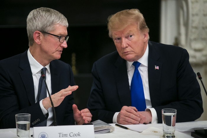tong my trump ceo apple co ly khi quan ngai ve samsung