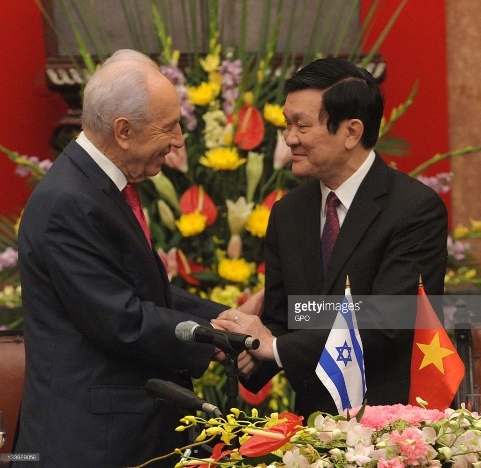 shimon peres israel va viet nam phai la nhung nguoi ban than thiet