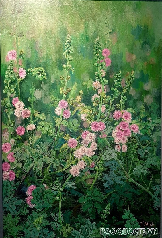 Những 'họa sỹ đồng quê' tuôn trào Sắc màu quê hương