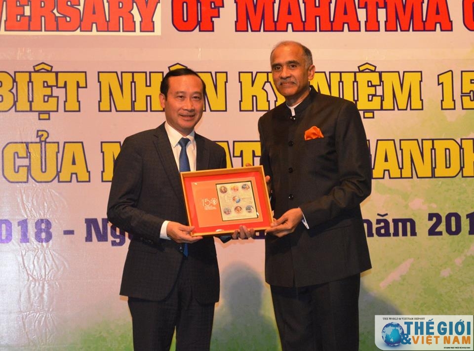 an do long trong ky niem 150 nam ngay sinh vi cha gia dan toc mahatma gandhi tai viet nam