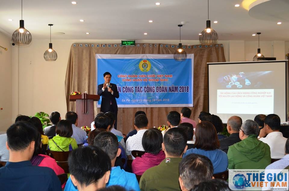 Hội nghị tập huấn Công tác Công đoàn Bộ Ngoại giao trong thời đại công nghiệp 4.0 hoi nghi tap huan cong tac cong doan bo ngoai giao trong thoi dai cong nghiep 40