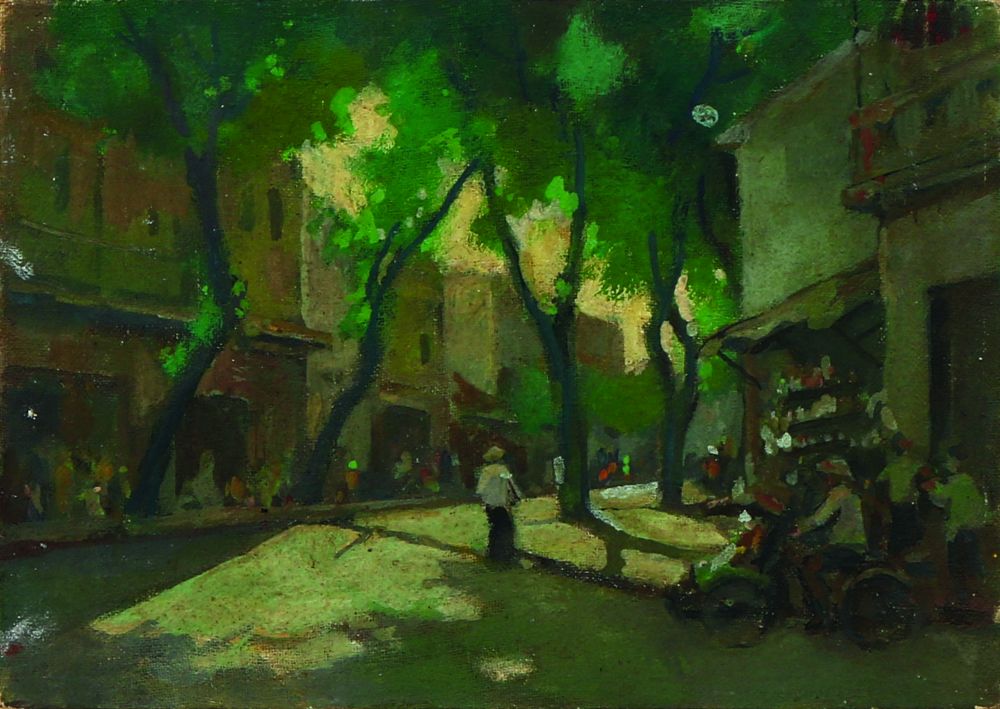 Một góc nhìn về hương sắc Hà Nội trong tranh Lê Văn Xương