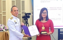 Cô giáo Hà Ánh Phượng được trao Giải thưởng Công chúa Thái Lan Maha Chakri lần thứ 4