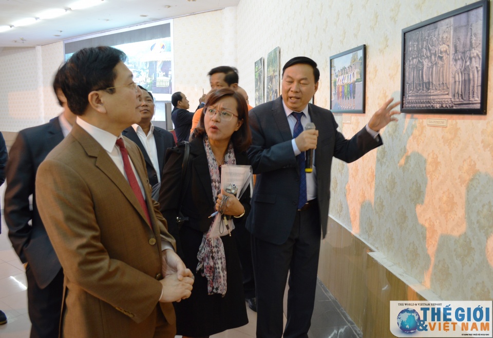 Ấn tượng triển lãm “Campuchia - Vương quốc Văn hóa” an tuong trien lam campuchia vuong quoc van hoa