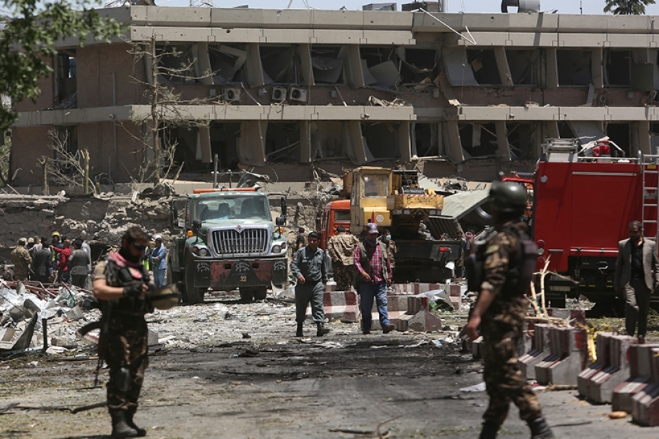 afghanistan danh bom tai kabul gay thuong vong