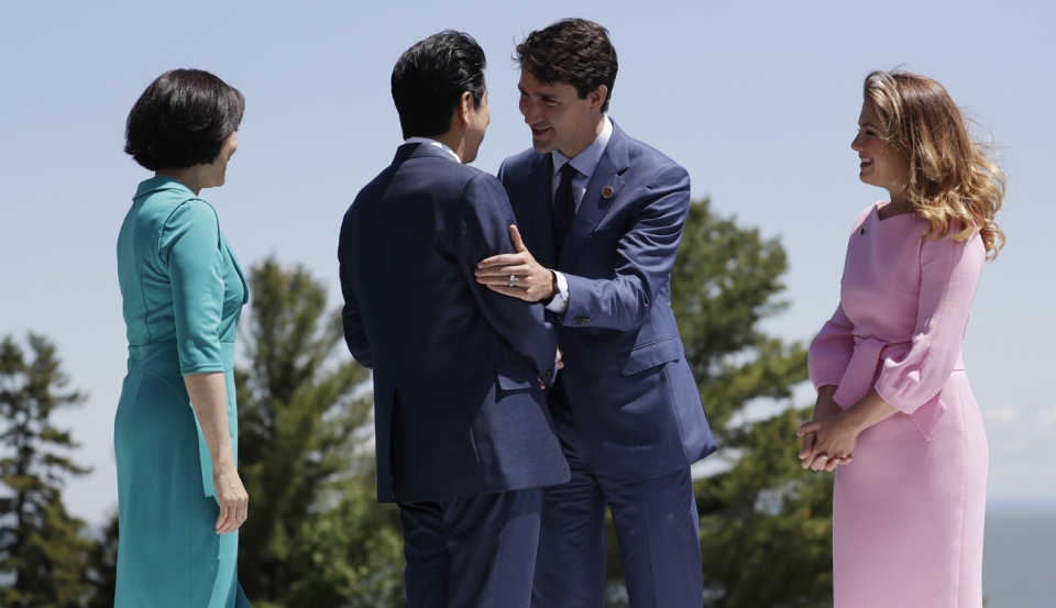 thu tuong canada thao luan voi lanh dao nhat ban duc va eu ve cac van de hop tac