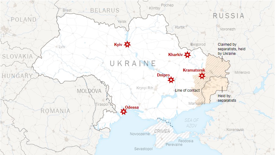 Xung đột Nga-Ukraine: Nổ ở nhiều thành phố lớn, Kalibr xuất kích