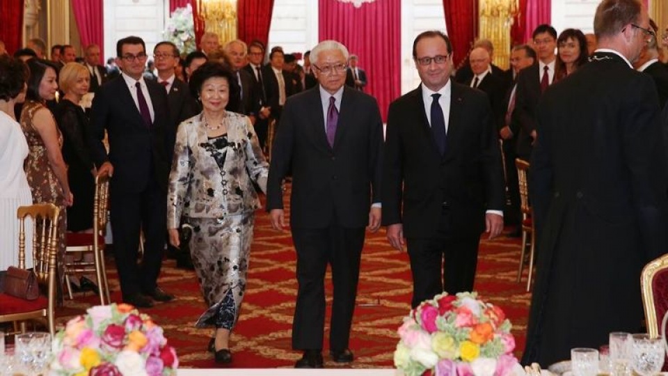 tong thong phap se tham chinh thuc singapore