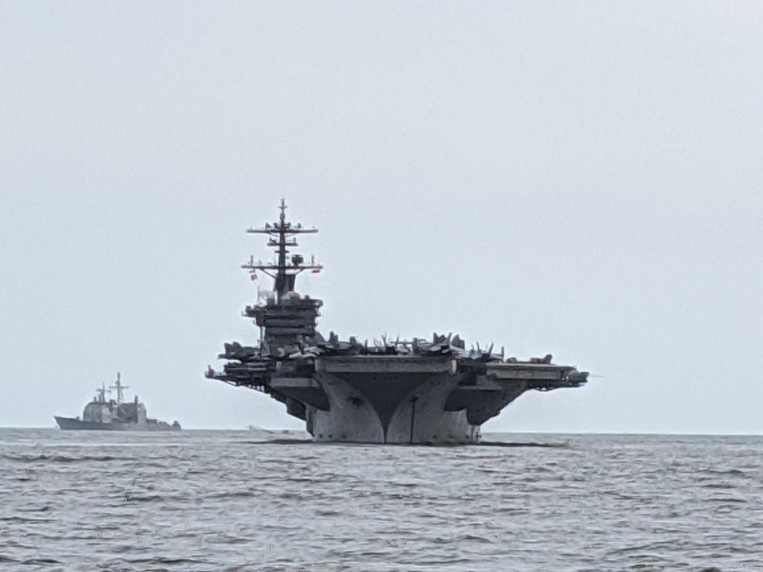 nhom tau san bay theodore roosevelt cua hoa ky cap cang da nang