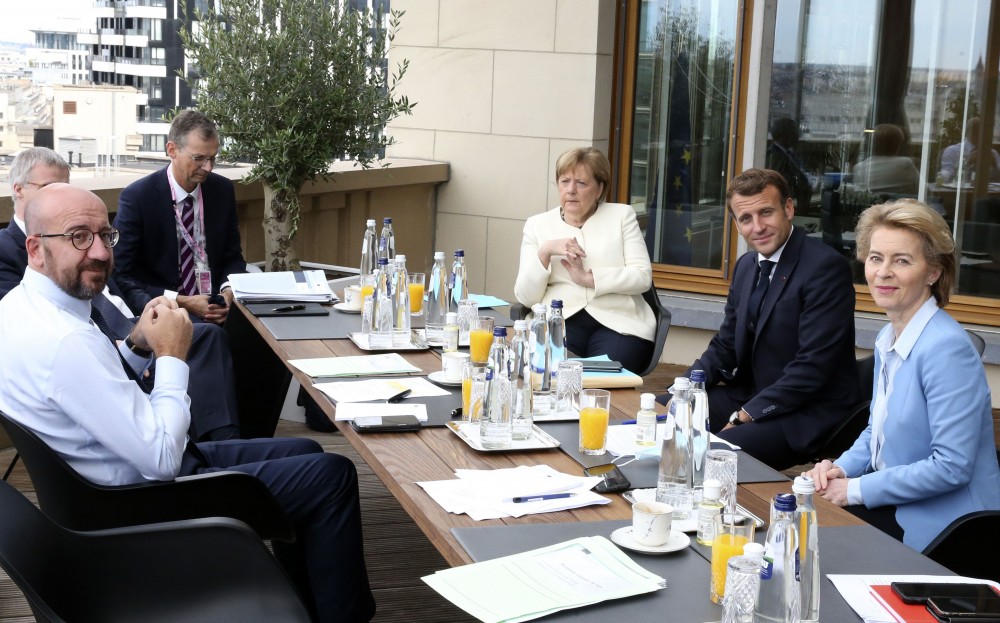 Hội nghị Thượng đỉnh EU tháng 7/2020 từng cho thấy sự bế tắc của khối trong việc thông qua ngân sách hồi phục hậu Covid-19. (Nguồn: Reuters)
