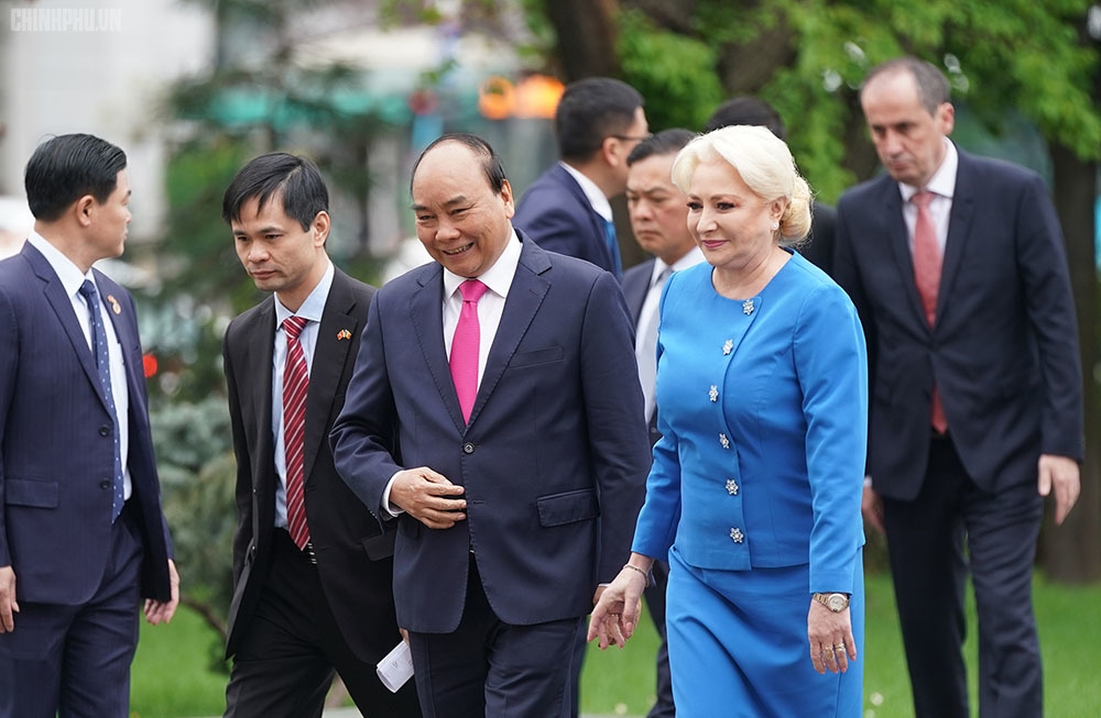 thu tuong romania viorica dancila chu tri le don trong the thu tuong nguyen xuan phuc