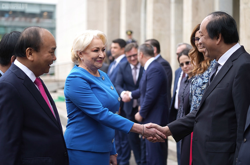 thu tuong romania viorica dancila chu tri le don trong the thu tuong nguyen xuan phuc