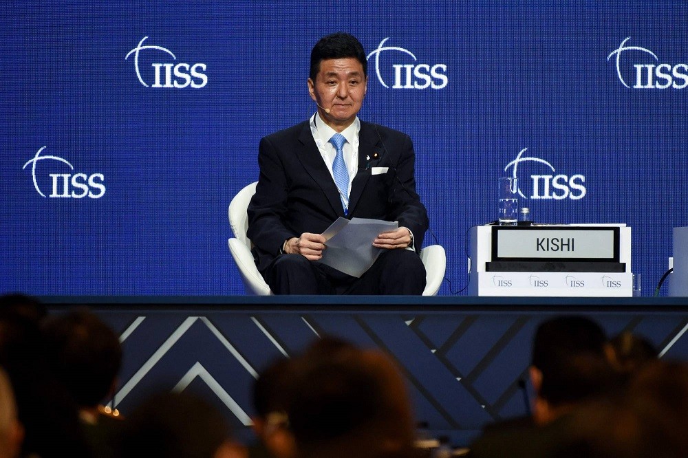 (06.11) Bộ trưởng Quốc phòng Nhật Bản Nobuo Kishi. (Nguồn: AFP)