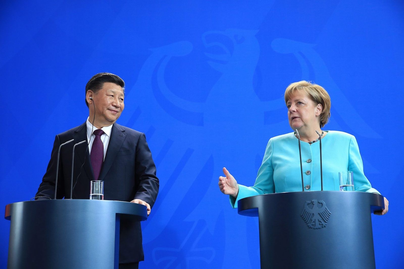 (7.14) Nước Đức dưới thời Thủ tướng Angela Merkel đã đẩy mạnh quan hệ hợp tác kinh tế với Trung Quốc. (Nguồn: Bundesregierung)