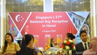 Lễ kỷ niệm 57 năm Quốc khánh Singapore tại Hà Nội