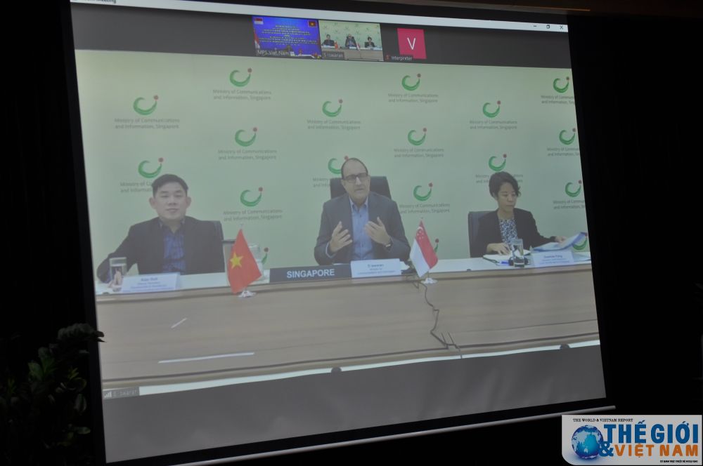 Bộ Công an đẩy mạnh hợp tác với Singapore về an ninh mạng bo cong an day manh hop tac voi singapore ve an ninh mang