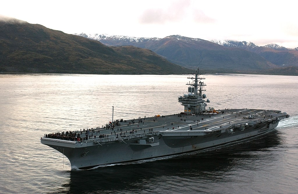 (09.23) Tàu sân bay Mỹ USS Ronald Reagan. (Nguồn: Hải quân Mỹ)