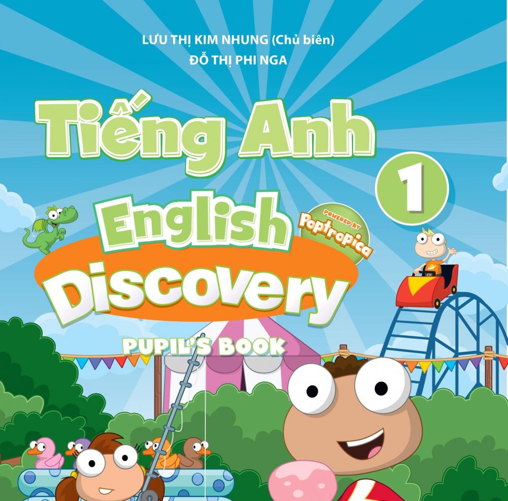 Sách Tiếng Anh lớp 1 (English discovery) do Công ty TNHH Cánh Buồm tài trợ cho trẻ em vùng lũ tại Hà Tĩnh. Ấm lòng trang sách mới cho học sinh lũ lụt ở Hà Tĩnh