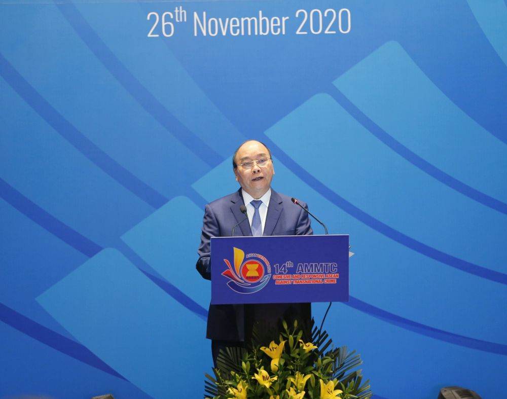 Thủ tướng Chính phủ Nguyễn Xuân Phúc phát biểu tại sự kiện. (Ảnh: Thu Uyên)