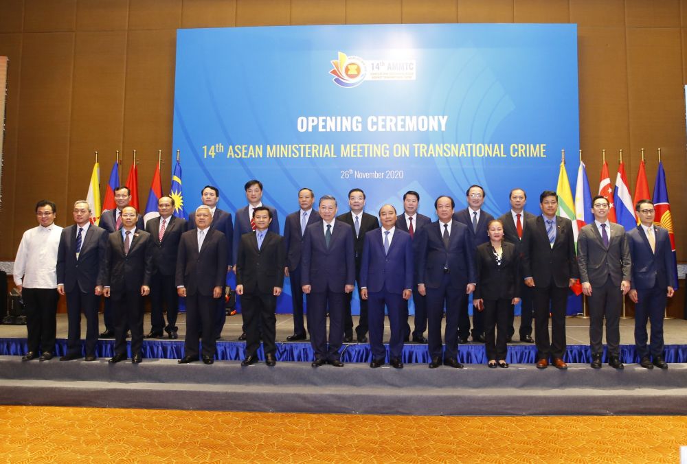 Khai mạc Hội nghị Bộ trưởng ASEAN về phòng, chống tội phạm xuyên quốc gia (AMMTC) lần thứ 14